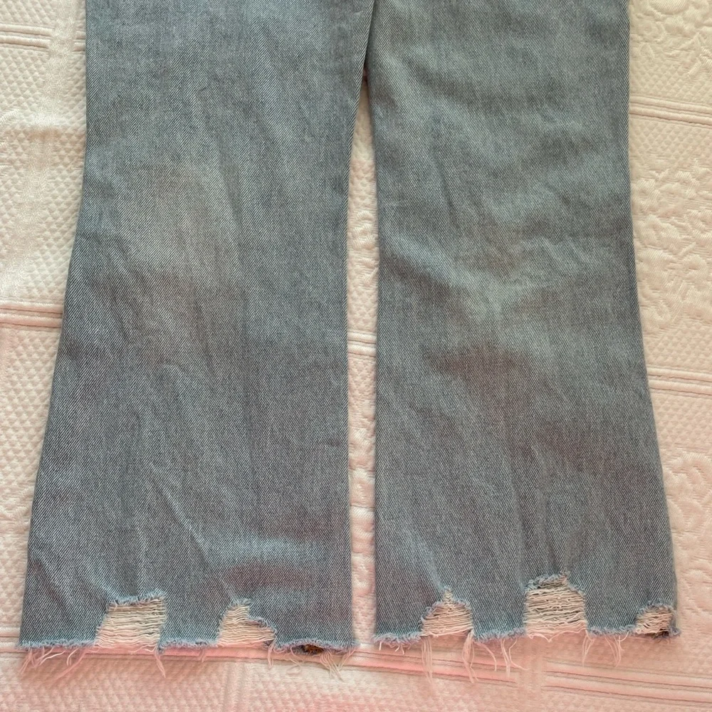 Buckle FLYING MONKEY Vintage Cropped Straight Jean Distressed Windfall 23 - Picture 14 of 14